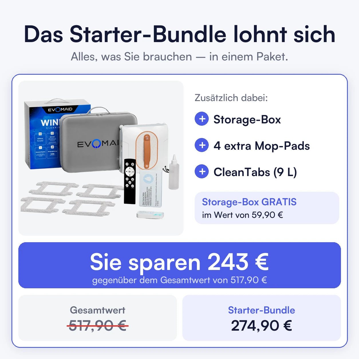 Evomaid S2 Pro Starterbundle